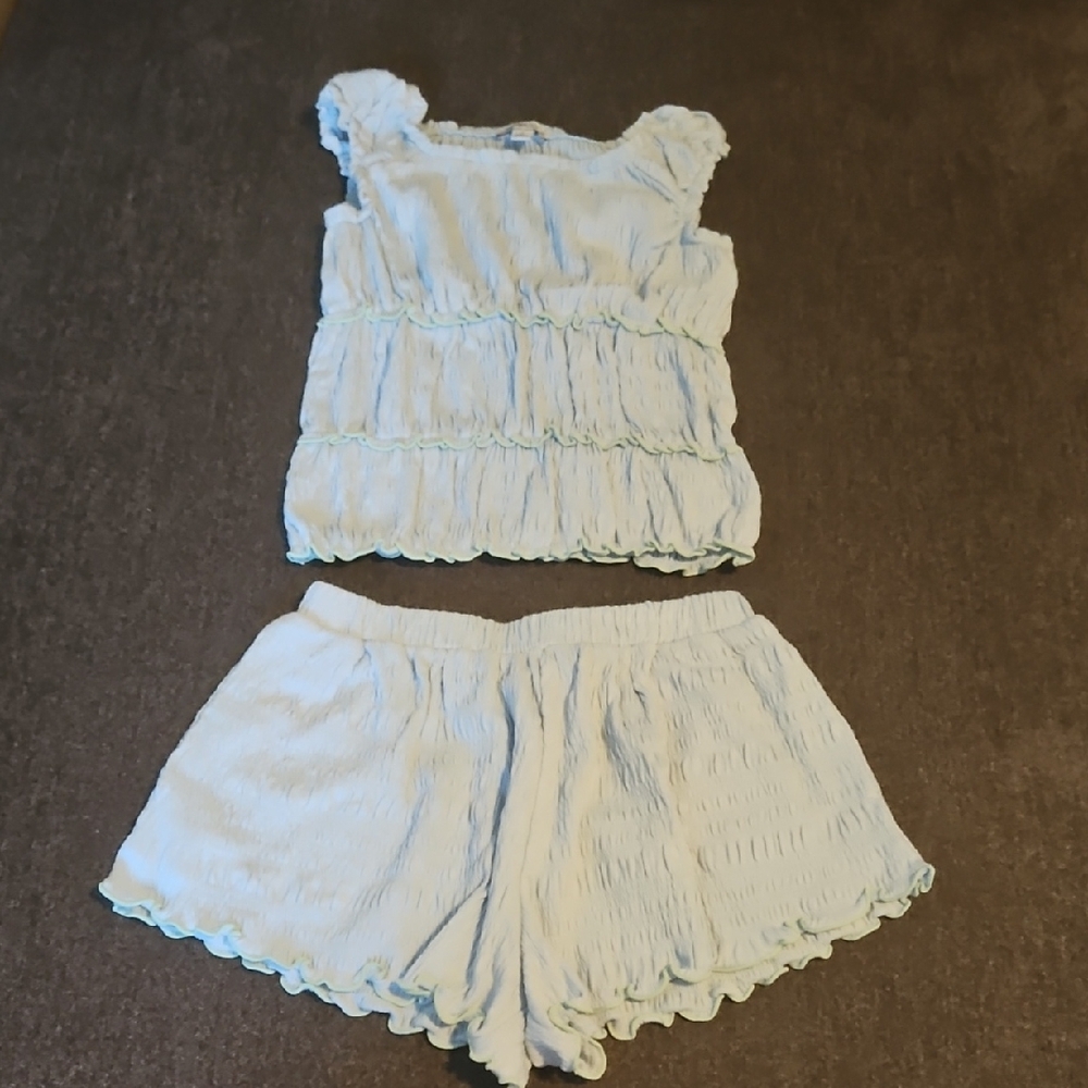 Crewcuts Light Blue Outfit Set
